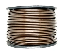 BROWN Vinyl Coated Wire Rope Cable, 1/8 - 3/16, 7x7: 50, 100, 250 and 500 ft