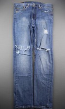 Men's 2014 Levi's 510 Skinny Jeans Stretch Distressed Size 31x30 Msr 31x28