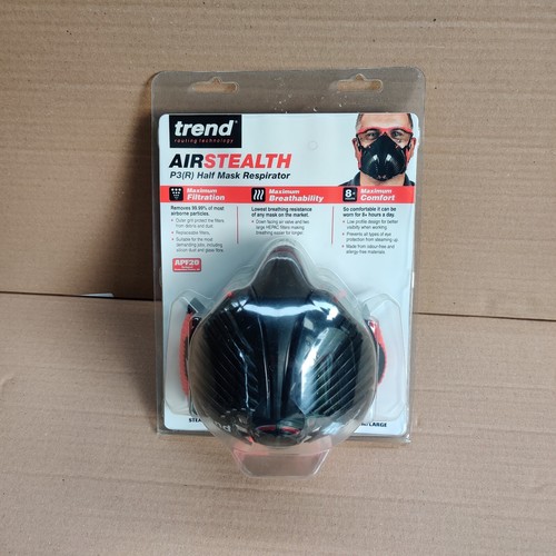 TREND AIR STEALTH P3 FACE MASK HALF MASK / Dust Mask MEDIUM/LARGE Promotion eBay