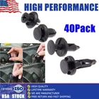 40Pack Auto Push Pins and Fastener Sets Fender Liner Fastener Rivet Push Clips