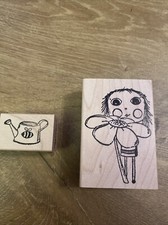 Stampotique Agatha Flower 5834N- Magda Polakow - Drewniany stempel gumowy Nowy