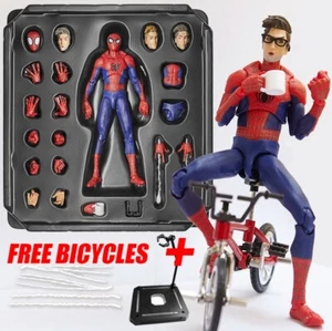 Spider-Man：Into The Spider-Verse Peter B. Parker Action Figure NEW IN BOX 16cm