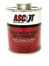 2 Pack 25 A Piece Ascot Asv32 Clear Vulcanizing Cement Quart32 Ounces
