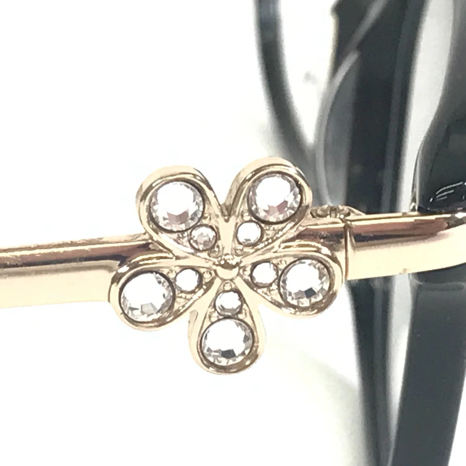 Armações de óculos Bebe BB5116 PREY THE LADY 001 JET ouro preto 53-15-135 - Imagem 4 de 4