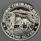 American Wildlife Series - Historic Colorado Mining - .999 Pure Silver - Horse