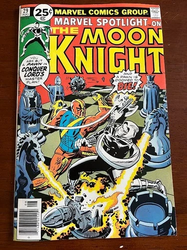MARVEL SPOTLIGHT # 29 FINE 2ND APPEARANCE OF MOON KNIGHT JACK KIRBY