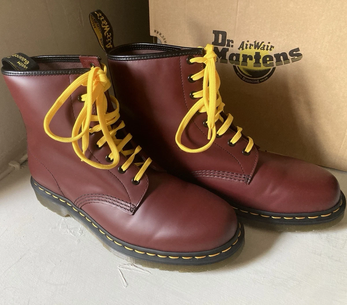 dr martens 1460 cherry red products for sale | eBay UK
