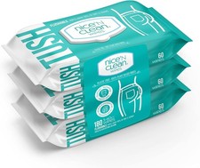 Adult Flushable Wipes (3 x 60 Count) | Person...