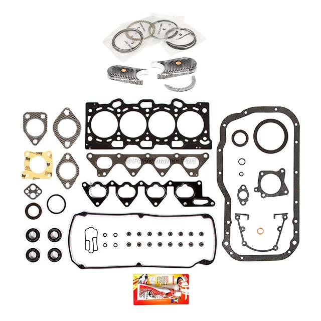 Juego completo de juntas rodamientos anillos aptos para Mitsubishi Mirage 1997-2002 1,8 L Foto 2 de 4