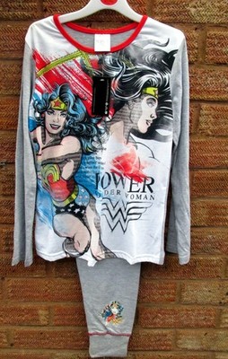 MÄDCHEN *WONDER WOMAN* PYJAMA SET 5-6 Jahre NAGELNEU & ETIKETT reduzierter Preis