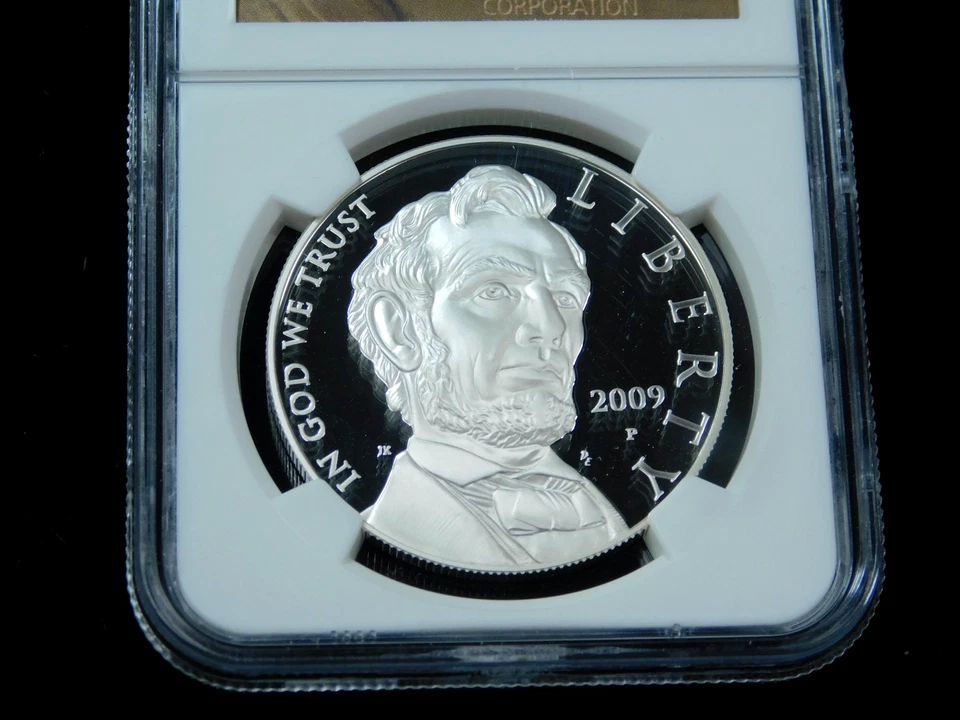 2009-P $1 Proof Lincoln Bicentennial Commemorative Silver Dollar - NGC PF70 UCAM - Image 3 of 4