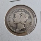 1926 Mercury Dime Silver 10C Coin Circulated Uncertified 0.9 Fineness