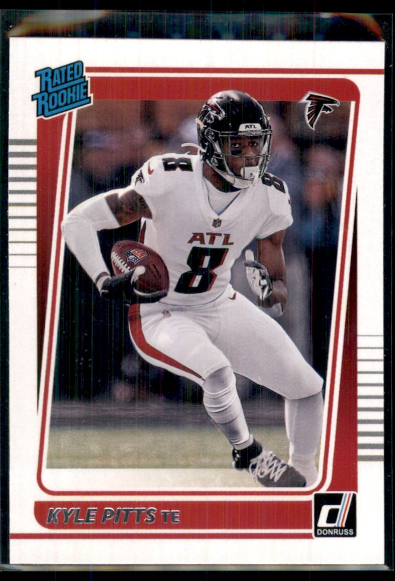 2021 Donruss Rated Rookie Kyle Pitts RC Atlanta Falcons #260