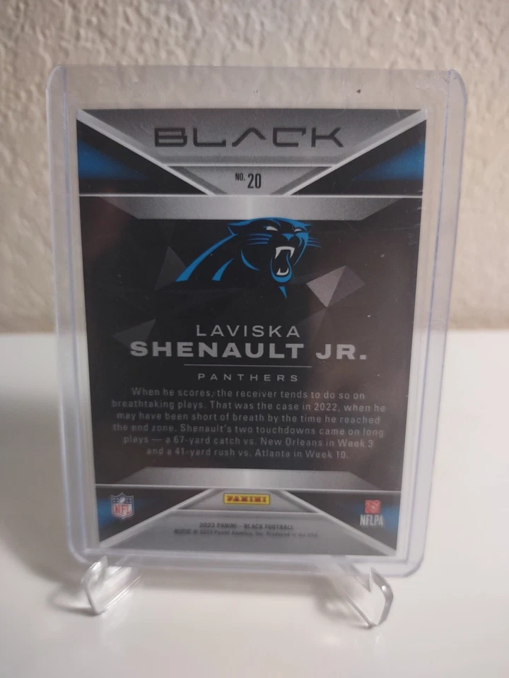 2023 Panini Black - Laviska Shenault Jr. #20 Sapphire /35 - Image 2 of 2
