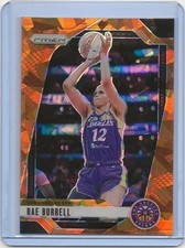 2024 Panini Prizm Orange Ice Prizm Rae Burrell WNBA #62 Los Angeles Sparks