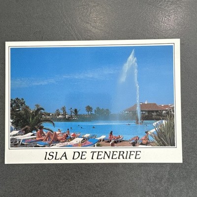 Postkarte Teneriffa Puerto De La Cruz Lago Martianez Ansichtskarte Ak 2200