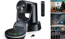 AI Auto-Tracking PTZ Conference Camera System with Bluetooth 3X AI Cam Mic