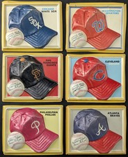 ONE (1) WASHINGTON SENATORS 1969 FLEER 3D BASEBALL CAP/HAT PLAQUE MLB TPHLC-5034