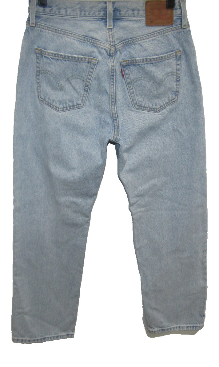 Levi's Levi 501 Button Fly Light Wash Denim Jeans Womens Size 27X30