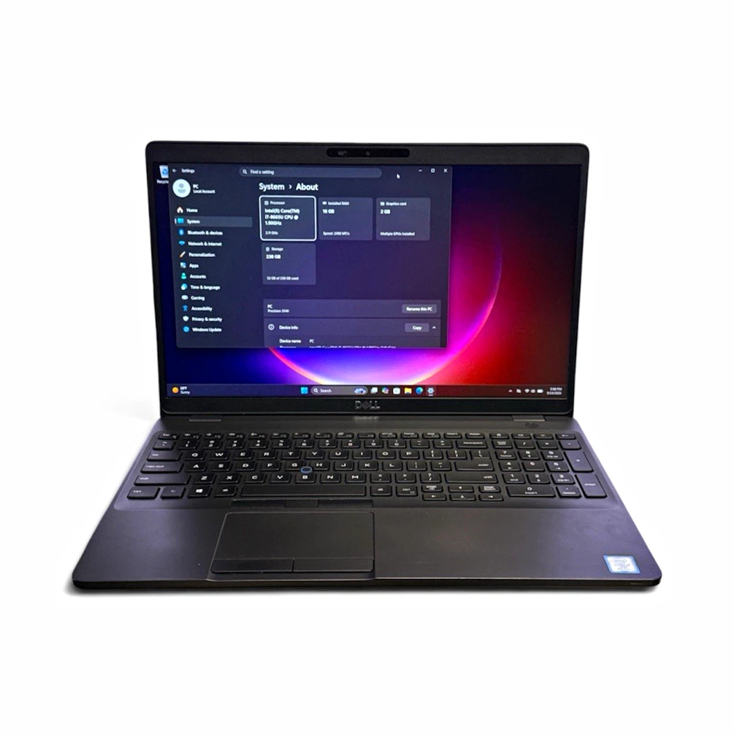 Dell Intel Core i7 8th Gen. PC Laptops & Netbooks 256 GB SSD