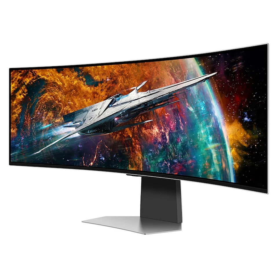 Samsung 49" Odyssey OLED G9 (G95SC) DQHD 240Hz G-Sync Curved Gaming Monitor - Image 4 of 4