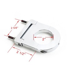 Billet Universal Chrome Steering Column Drop 2.5 Swivel Column Drop 2 Column