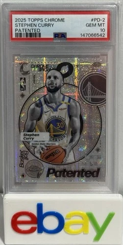 2025 Topps Chrome Stephen Curry Base (PSA 10)