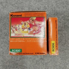 Famicom Software Model Hyper Olympic Hyper Sports Konami LOw19