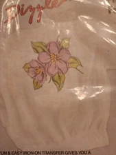 Iron On Transfer Vintage 1989 Dizzle Dimensions Pre Shaded Fashion Transfer 