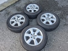 Genuine VW Golf Touran 15" Alloy Wheels No Tyres Mk5 Mk6 Mk7 Caddy Plus 5x112