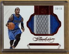 2014-15 Panini Flawless Patch Ruby SP 10/15 Monta Ellis #PT-ME Jumbo Patch