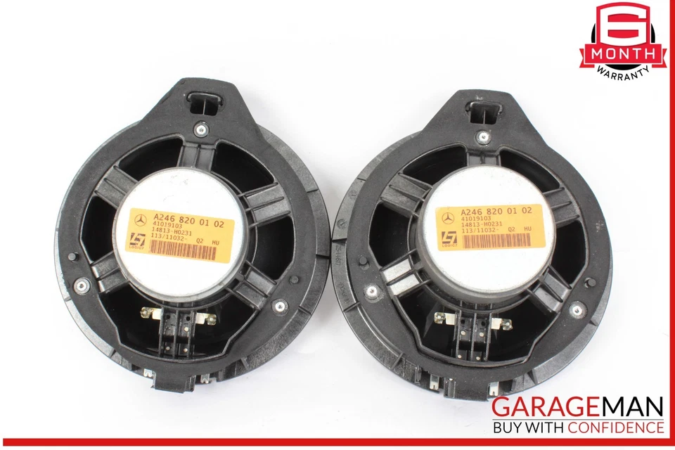 08-18 Mercedes W218 CLS550 Rear Left & Right Side Door Audio Speaker Set OEM - Image 2 of 4