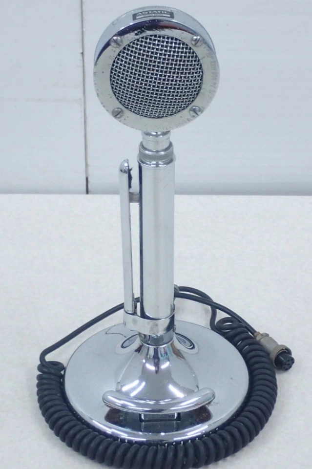 Micrófono de pie ASTATIC Silver Eagle D-104 de 8 pines para Icom excelente estado. Foto 2 de 4