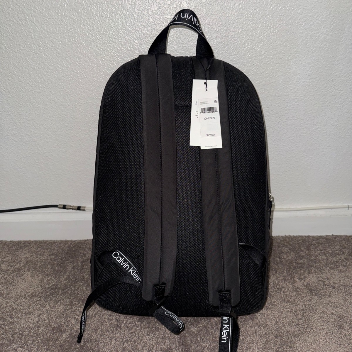 NWOT Calvin Klein Black Backpack Sleek Minimalist Design Calvin Klein Black Women main image 2