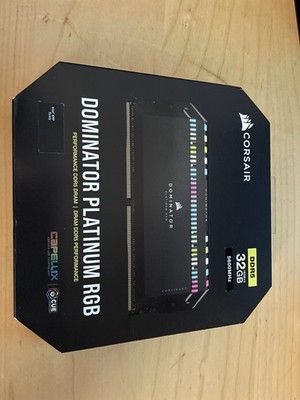 CORSAIR Dominator Platinum RGB DDR5 32GB (2x16GB) 5600MHz CL36
