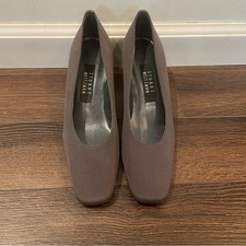 Stuart Weitzman Vintage Gray Pumps Contrasting Heel 7.5C