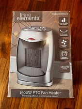Fine Elements 1500W PTC Ceramic Fan Heater (HEA1429) New (Used once)