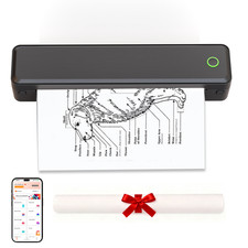 A4 Portable Inkless Thermal Printer Wireless for Document Tattoo Stencil Print