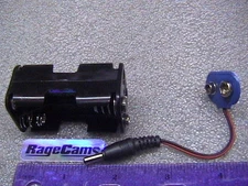 4AA BATTERY HOLDER PACK PORTABLE POWER SUPPLY 1.3 PLUG