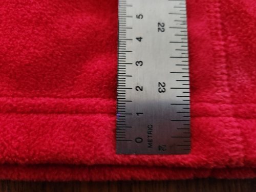 LANDS END NEU OHNE ETIKETT VELOURS DAMEN SM ROTE FARBE WEIHNACHTSGESCHENK ZU KLEIN NIE GETRAGEN - Bild 4 von 5