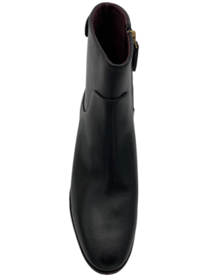 Franco Sarto Women's Jessica Leather Western Ankle Boots Black