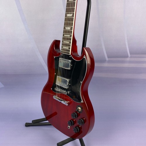 Rosewood Fingerboard Transparent Burgundy SG Electric Guitar Ships from USA - Picture 6 of 9