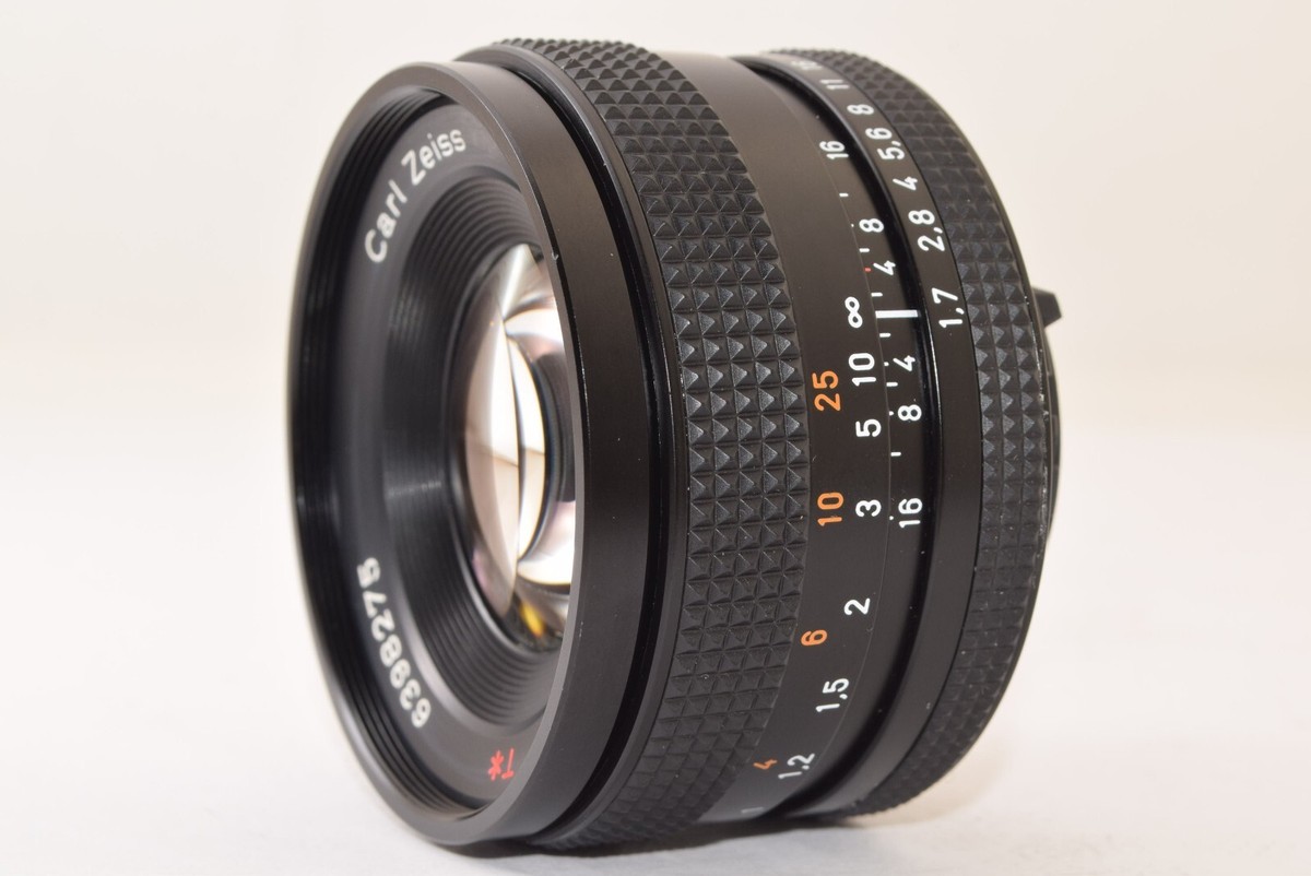 CONTAX レンズ CONTAX Carl Zeiss Planar 50mm F/1.7 T* AEJ MF Lens Mint