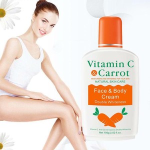 vitamin c and carrot face and body cream