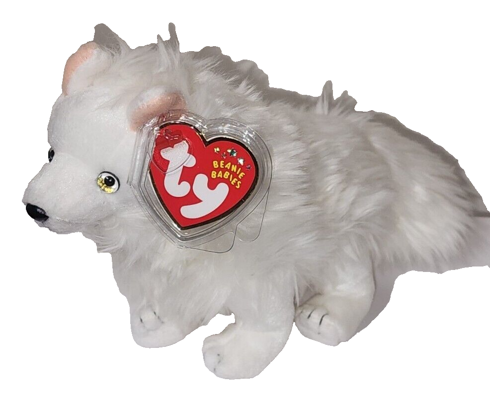 Ty Beanie Baby SNOCAP the Snow White Fox NEW MWMTs Plush Stuffed  Animal Toy