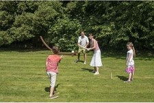 ROUNDERS SET OUTDOOR BAT BALL POST CARRY BAG WOODEN GAMES CHILDREN SPORTS PLAY