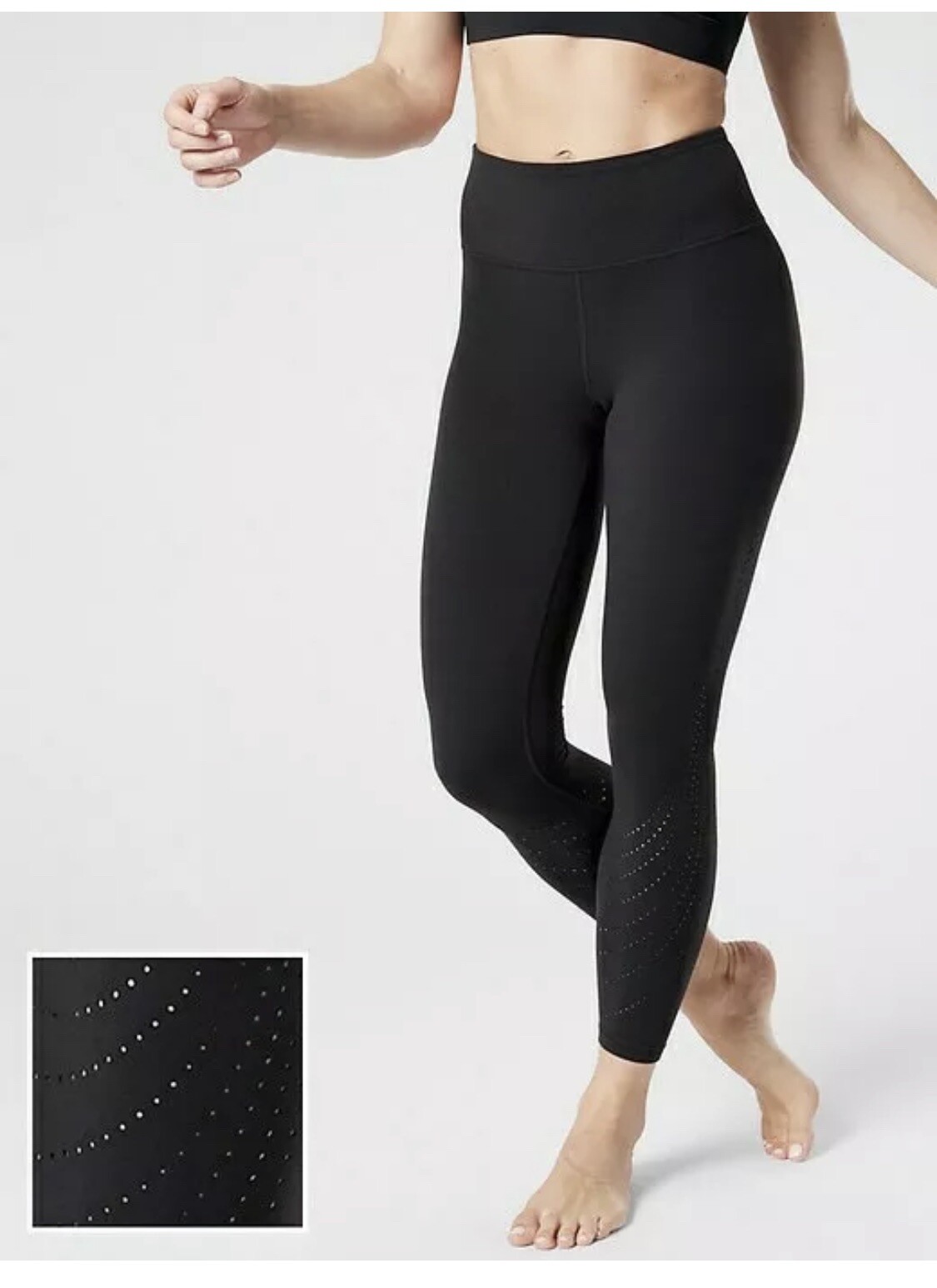 laser cut workout leggings