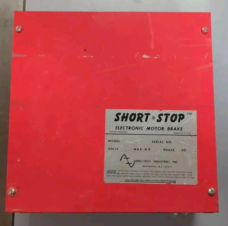 Short Stop SS-302 Electronic Motor Brake 230volts 2HP 3PH 60Hz