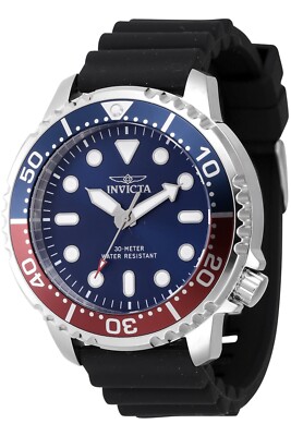 INVICTA 47222 PRO DIVER HERREN UHR SILIKON BLAU 48mm UNTERPREIS