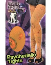 Orange Psychedelic Tights